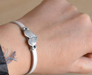 Sister bracelet with silver-plated heart bracelet KOOMPLIMENTS