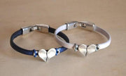 Sister bracelet with silver-plated heart bracelet KOOMPLIMENTS