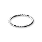 Sehr feiner Ring aus Silber - Twist Ringe KOOMPLIMENTS