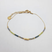 Sehr feines Kettenarmband mit Miyuki-Perlen Armband KOOMPLIMENTS