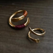 Set aus zwei goldenen Ringen Corita - Lucera Ringe KOOMPLIMENTS