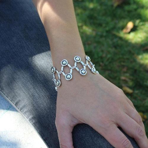 Silber Armband mit Gliedern Armband KOOMPLIMENTS
