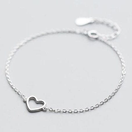 Silber Armband mit Herz - Eliza Armband KOOMPLIMENTS