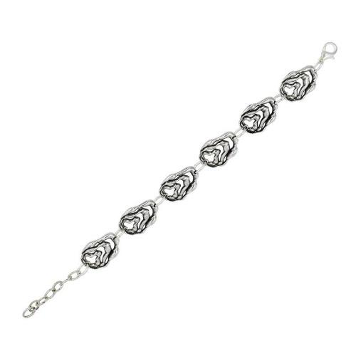 Silber Armband mit unregelmäßigen Gliedern - KASKADE Armband KOOMPLIMENTS