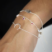 Silber Armkette mit Flügel Armband KOOMPLIMENTS