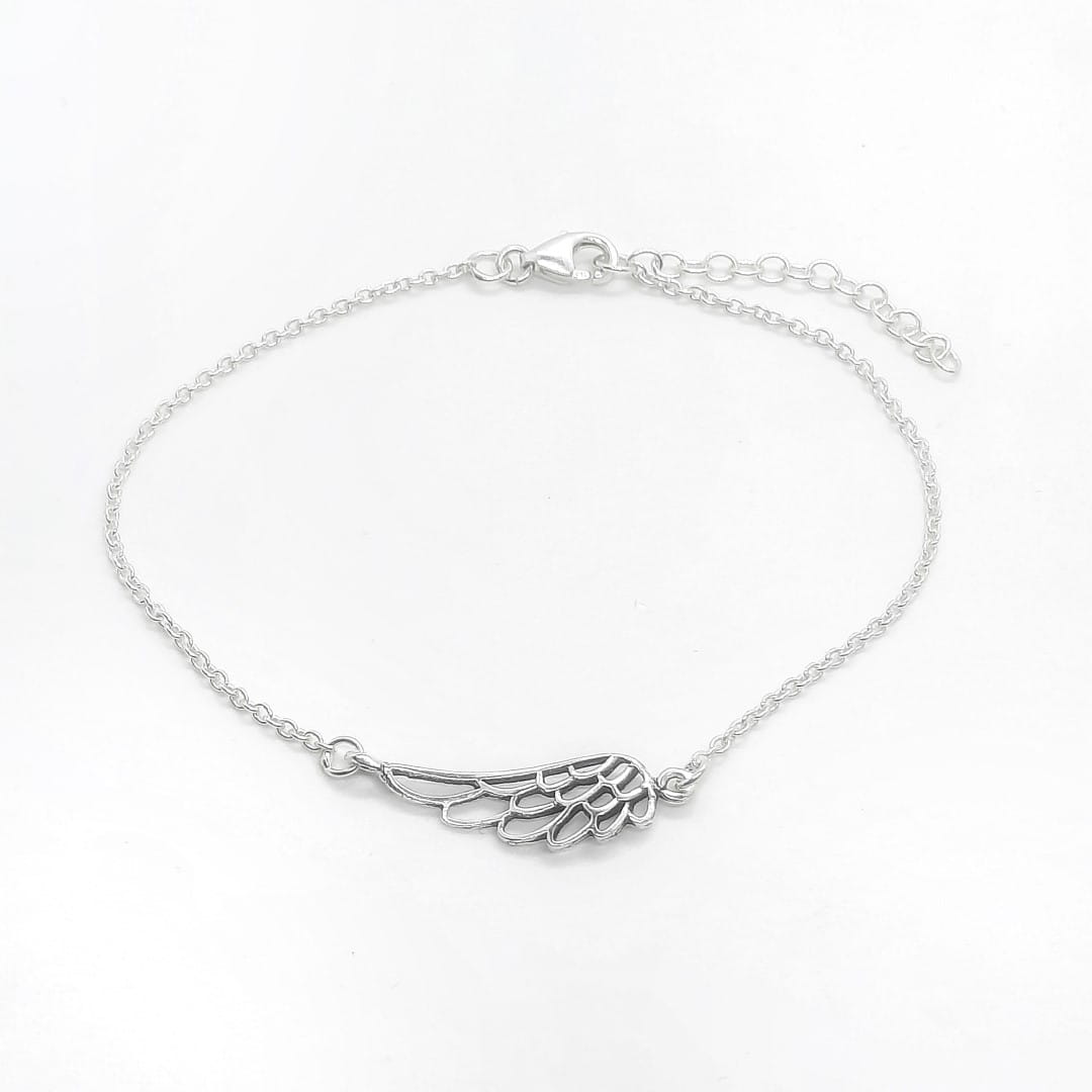Silber Armkette mit Flügel Armband KOOMPLIMENTS