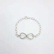 Silber Armkette mit Schlaufe - Infinity Armband KOOMPLIMENTS