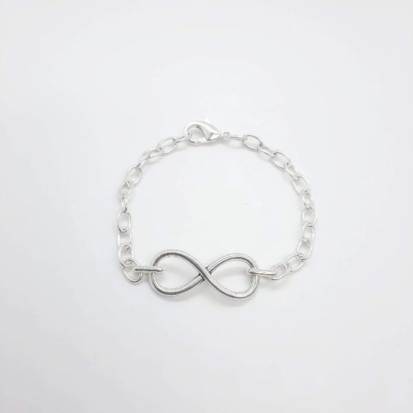 Silber Armkette mit Schlaufe - Infinity Armband KOOMPLIMENTS