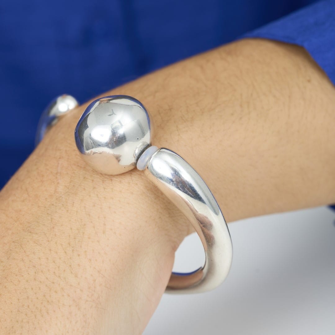Silber Armreif mit Kugel - TOLEDO Armband KOOMPLIMENTS