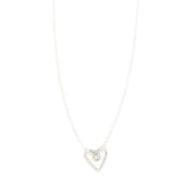 Silber Kette mit Herz - Süsses Herzchen Halsketten KOOMPLIMENTS