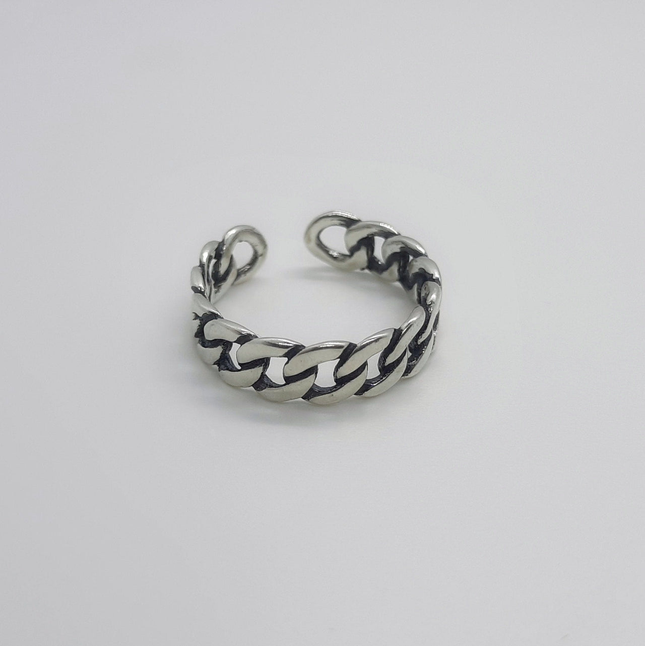 Silber Ketten Ring Ringe KOOMPLIMENTS