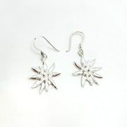 Silber Ohrringe Edelweiss Ohrringe KOOMPLIMENTS