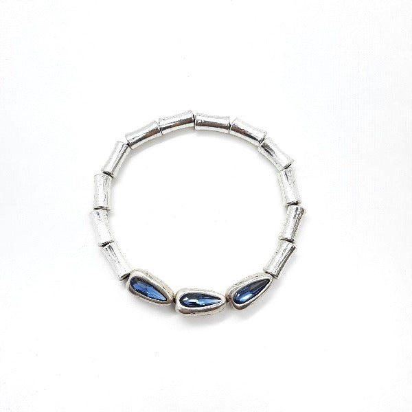 Silber Perlen Armband mit regelmässigen Perlen - Tears Regular Armband KOOMPLIMENTS