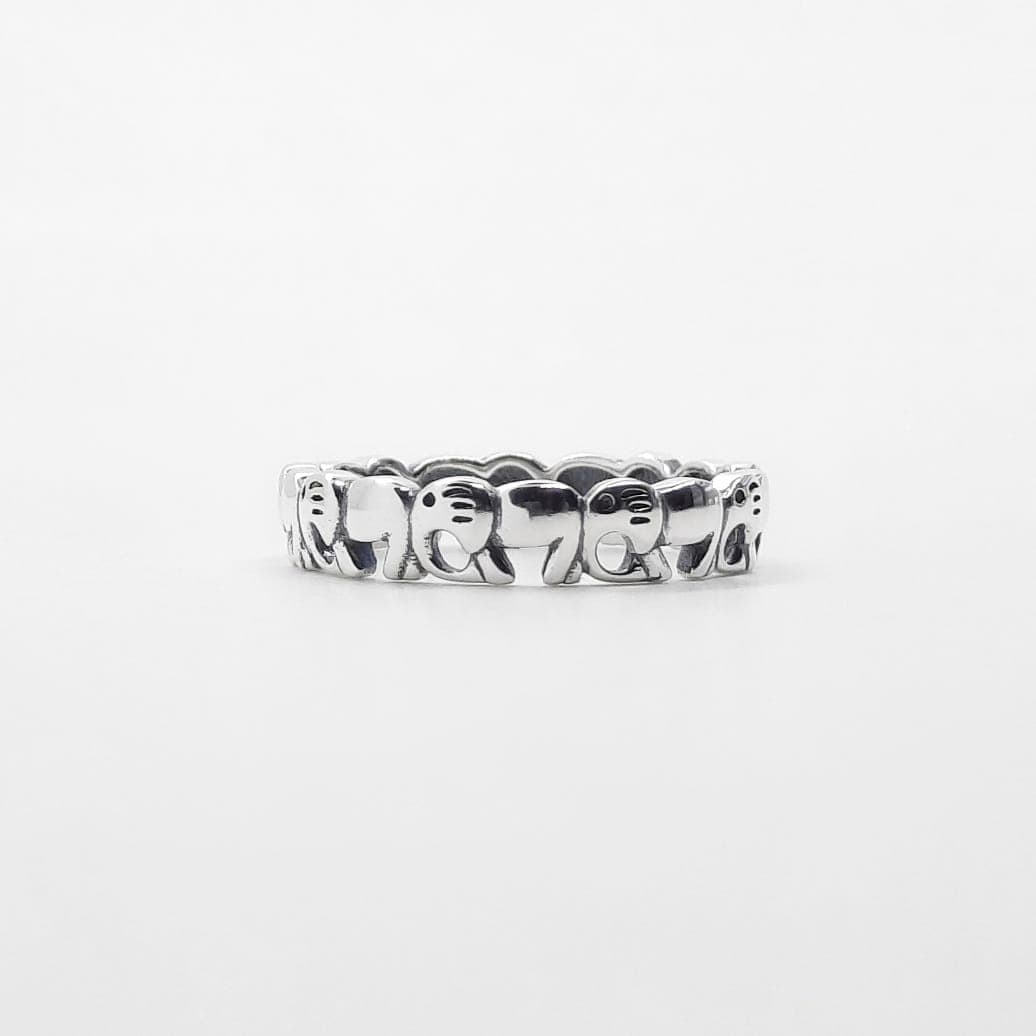 Silber Ring mit Elefanten Ringe KOOMPLIMENTS