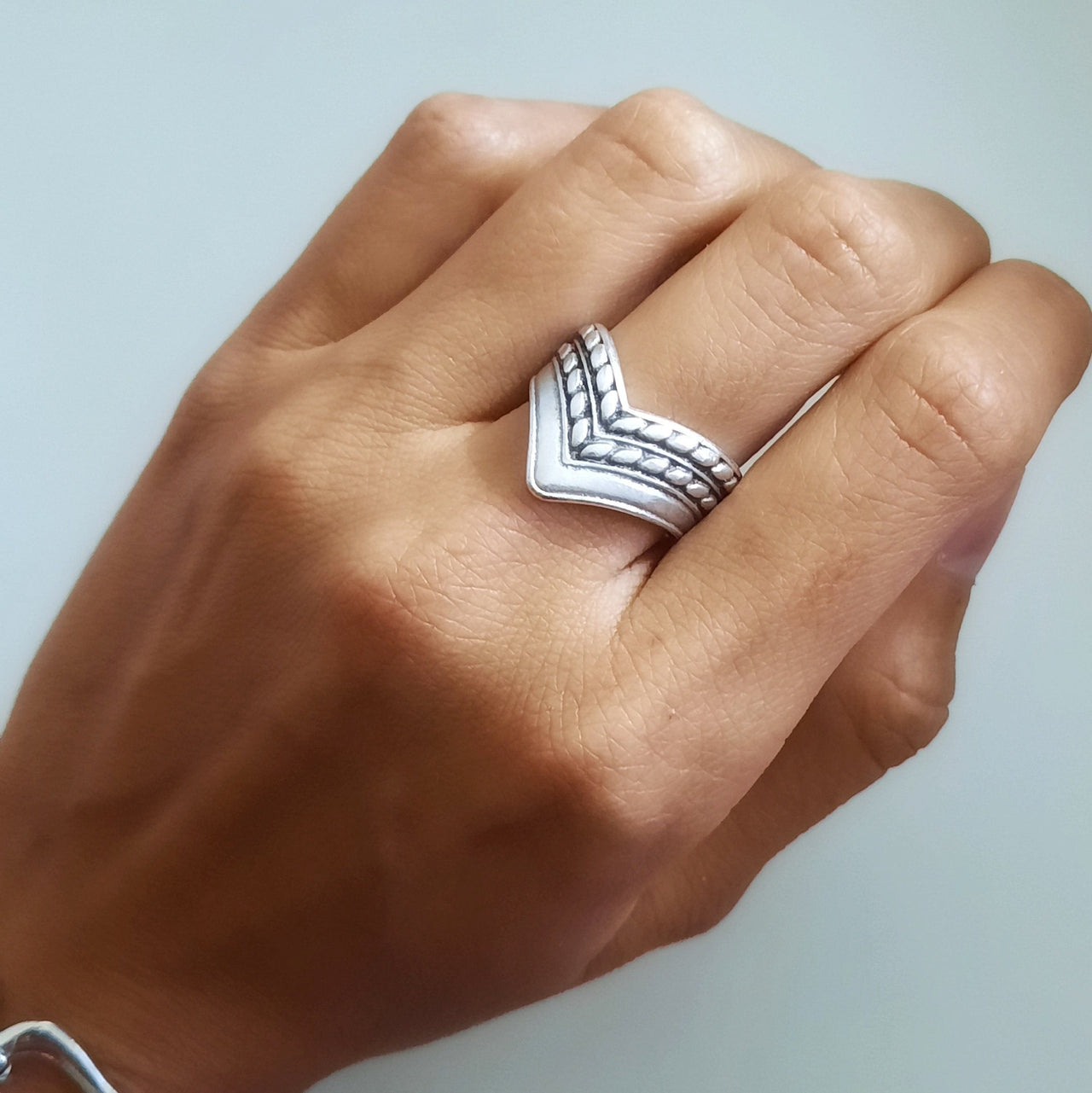 Silber Ring Tuareg mit Stachel - Adrar des Iforas Ringe KOOMPLIMENTS