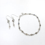 Silberarmband mit Labradorit - Aura Armband KOOMPLIMENTS