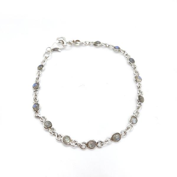 Silberarmband mit Labradorit - Aura Armband KOOMPLIMENTS
