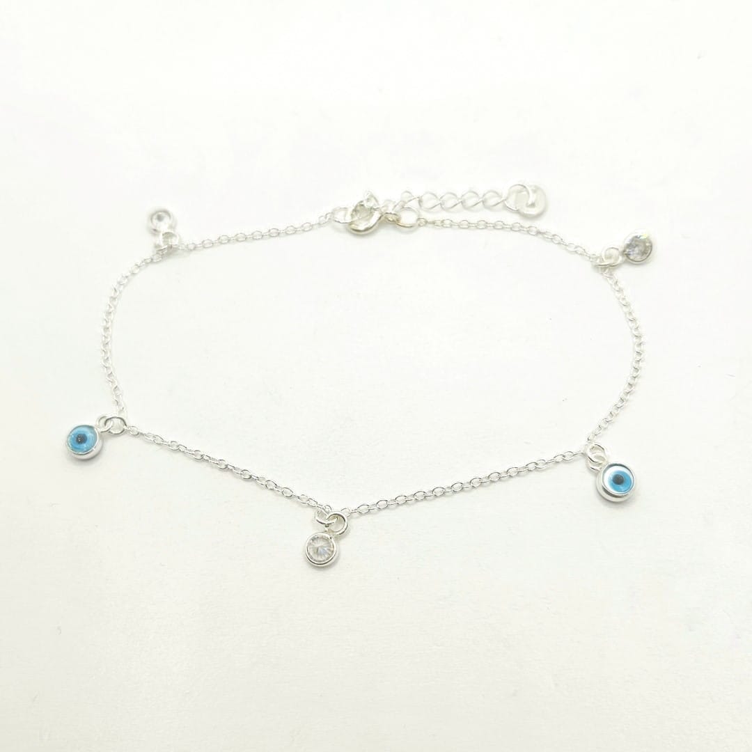 Silberarmband mit türkischem Auge Armband KOOMPLIMENTS