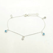 Silberarmband mit türkischem Auge Armband KOOMPLIMENTS