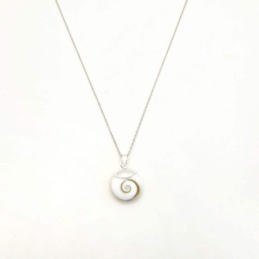 Silberkette mit Shiva Auge Halsketten KOOMPLIMENTS