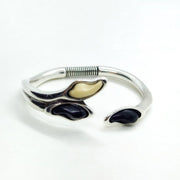 Silberspange mit 2 Farben - ASTEROID Armband KOOMPLIMENTS