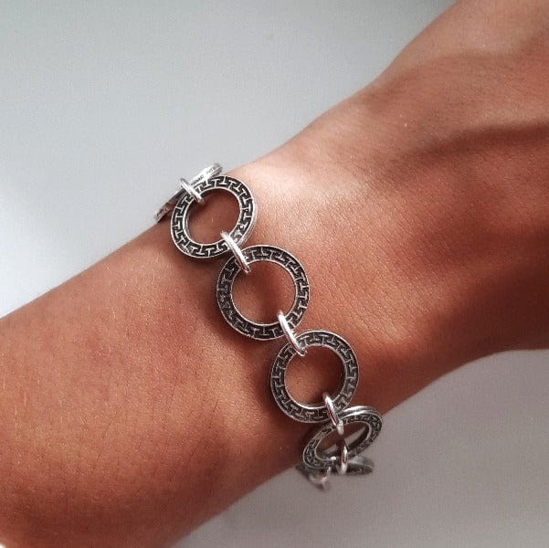 Spezielles Silber Armband - Rondellen Armband KOOMPLIMENTS