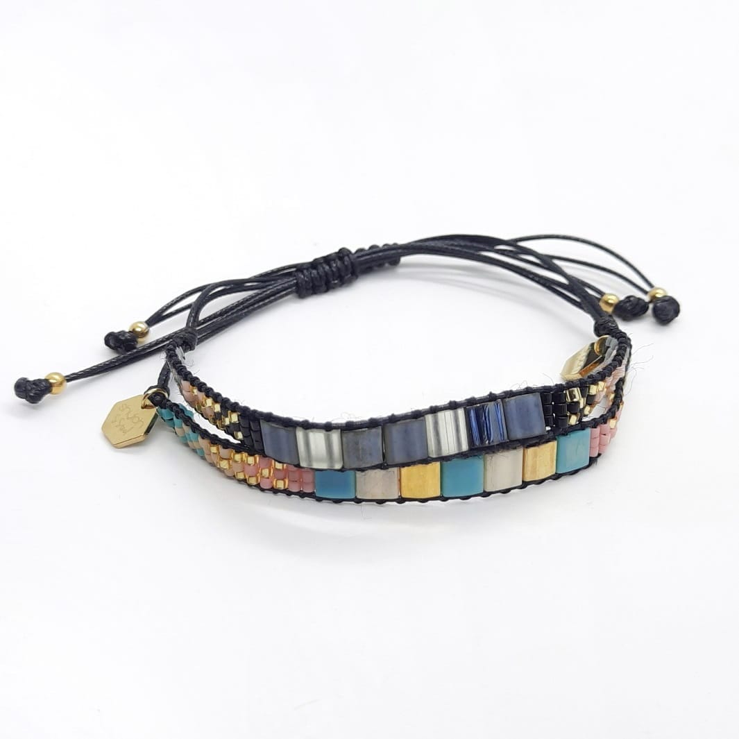 Strand-Armband mit bunten Perlen - TILA Armband KOOMPLIMENTS