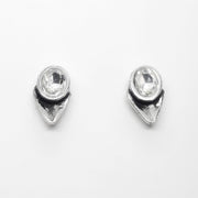 Swarovski Silber Ohrstecker mit Dreieck Ohrstecker KOOMPLIMENTS