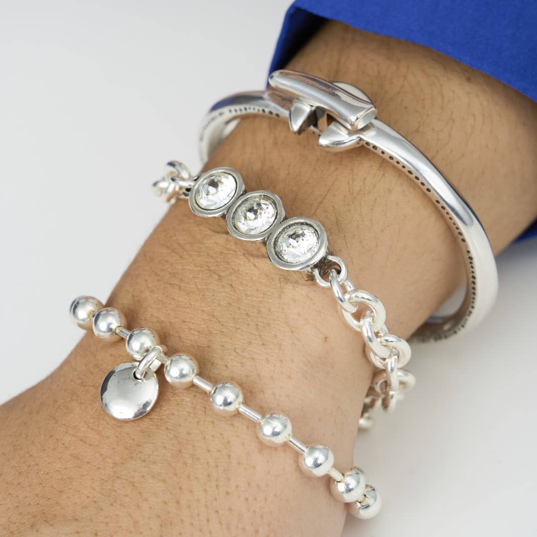 Swarovski Silberarmkette - Shiny Armband KOOMPLIMENTS