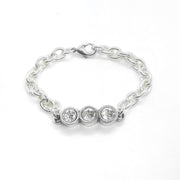 Swarovski Silberarmkette - Shiny Armband KOOMPLIMENTS