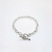 Trendiges Armband mit Kreis und Stift aus Silber Armband KOOMPLIMENTS
