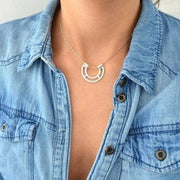 Tuareg necklace with horseshoe pendants KOOMPLIMENTS