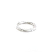 Verdrehter Silber Damen Ring - Locke Ringe KOOMPLIMENTS