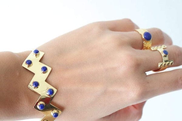 Vergoldetes Armband aus echtem Silber - Alejandrìa Armband KOOMPLIMENTS