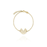 Vergoldetes Gold Armkette - ORA Armband KOOMPLIMENTS