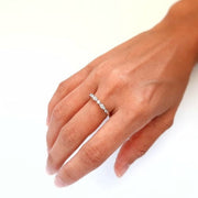 Zirkonia-Ring aus echtem 925 Silber - Princessa Ringe KOOMPLIMENTS